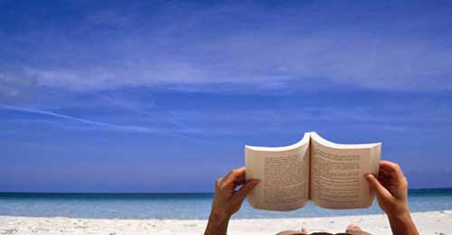Libros y playa