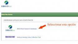 Bases de Datos EBSCOhost