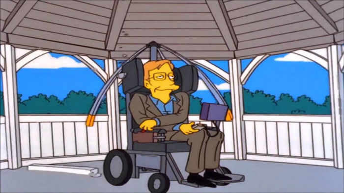 Stephen Hawking en los Simpson