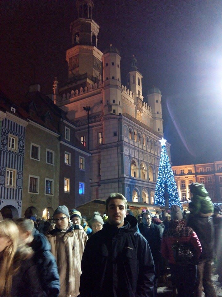 Estudiante en Poznan con la beca Erasmus