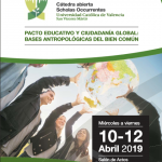 II CONGRESO INTERNACIONAL.  Pacto educativo y ciudadanía global: Bases antopológicas del bien común.
