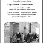 IX Jornadas de Acción Social: Marginación en el ámbito urbano