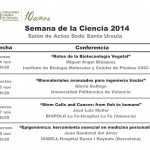 Semana de la Ciencia 2014 en la UCV